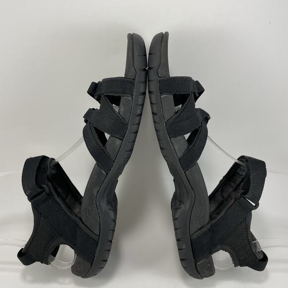 Teva Tirra Hiking Outdoor Sandals Womens Size 8.5 Shoes Strappy Black Active - Picture 6 of 9